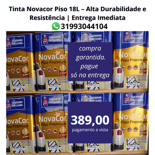 Tinta Novacor Piso - Ultimas Unidades - Entrega Imediata