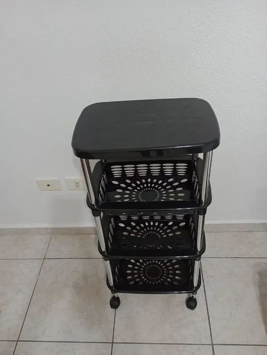 Fruteira Carrinho de 4 andares para cozinha