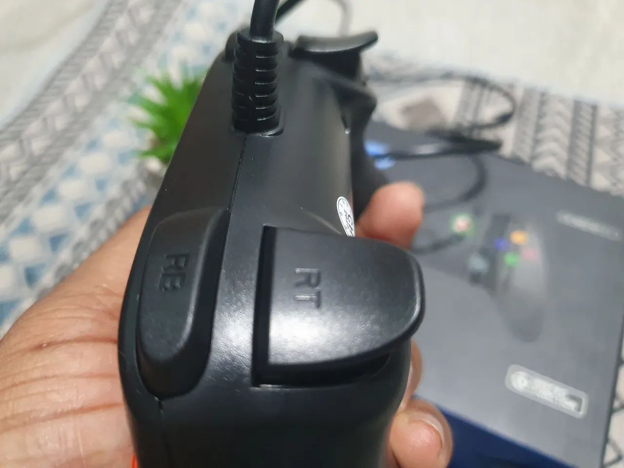 Controle com fio xbox 360, PC  - Foto 4
