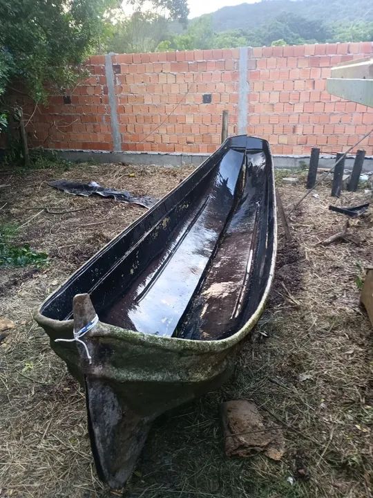 Dou Forma de canoa tradicional de fibra de vidro - Foto 2