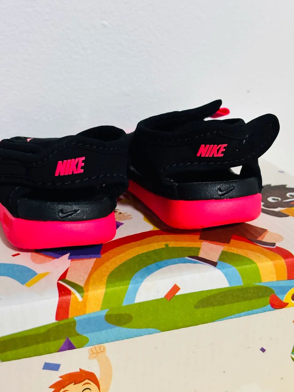 Sandália Papete infantil Nike Original TAM 17 Semi Nova
