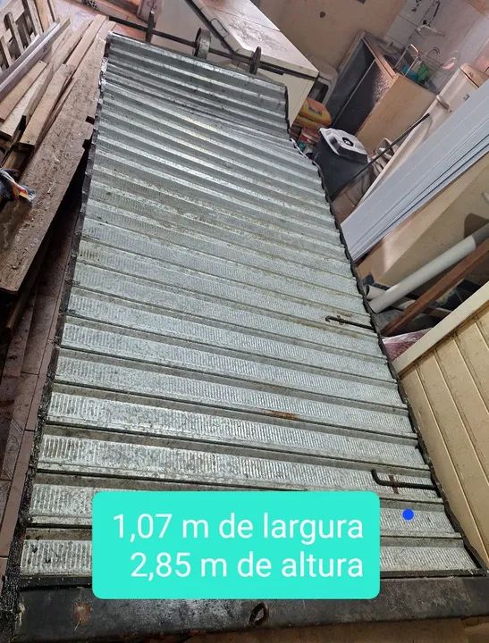 Portão de Aço 1,5m x 2,85m - Foto 2