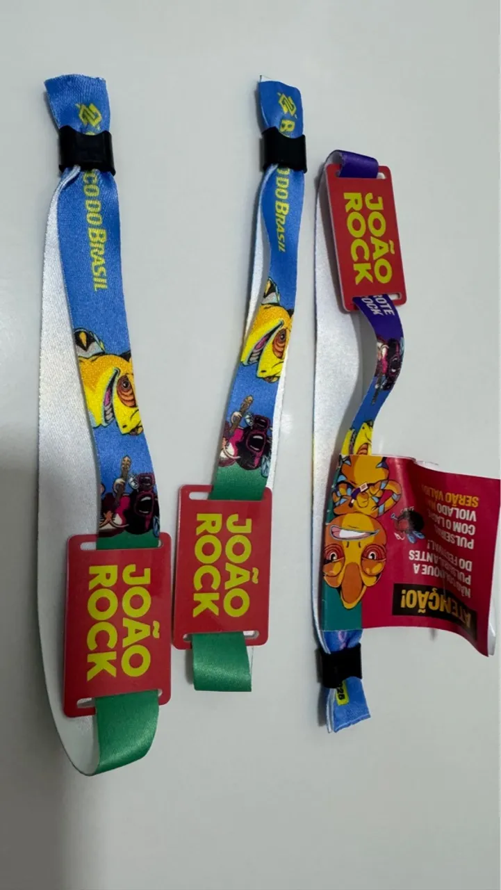 Pulseiras João Rock 2025 K-Marote