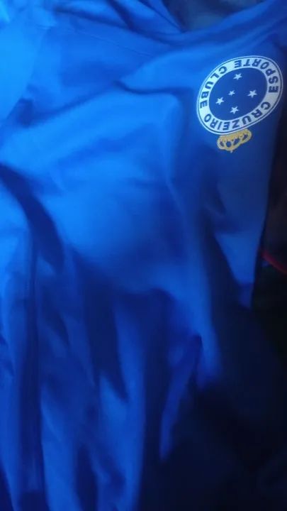 Short de Futebol Azul com Estrela Branca - Foto 3