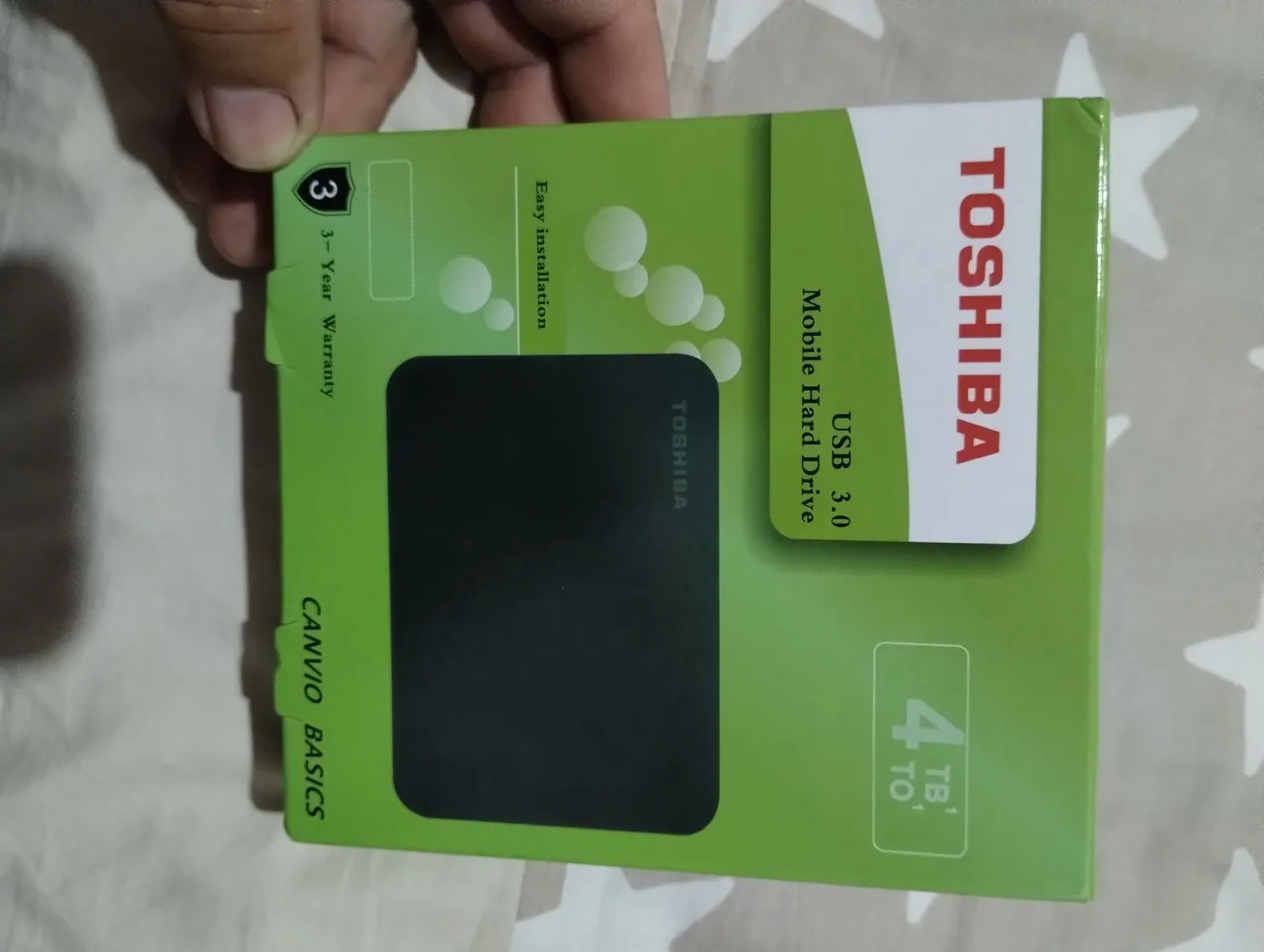 HD Externo Toshiba 4TB USB 3.0 - Novo!
