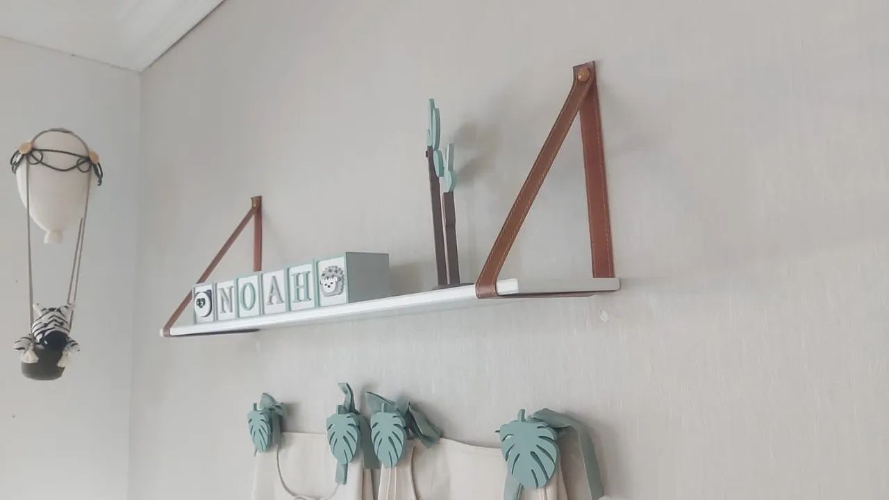 Cômoda Infantil Clean com Porta Matic Branco Eco Wood Branco com Prateleiras - Foto 6