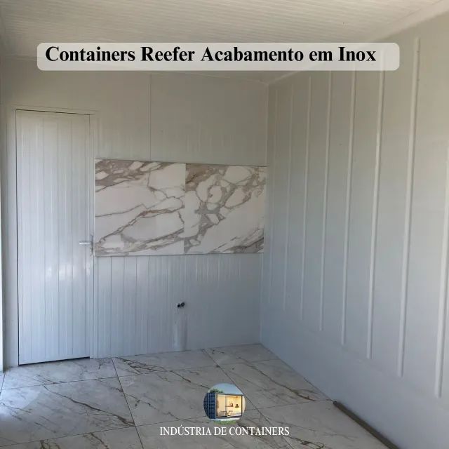 Container Reefer Acabamento em Inox