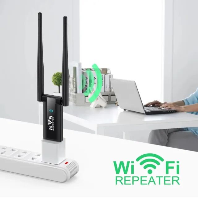Repetidor de Sinal 2.4g 300mbps sem fio usb wifi - Foto 2