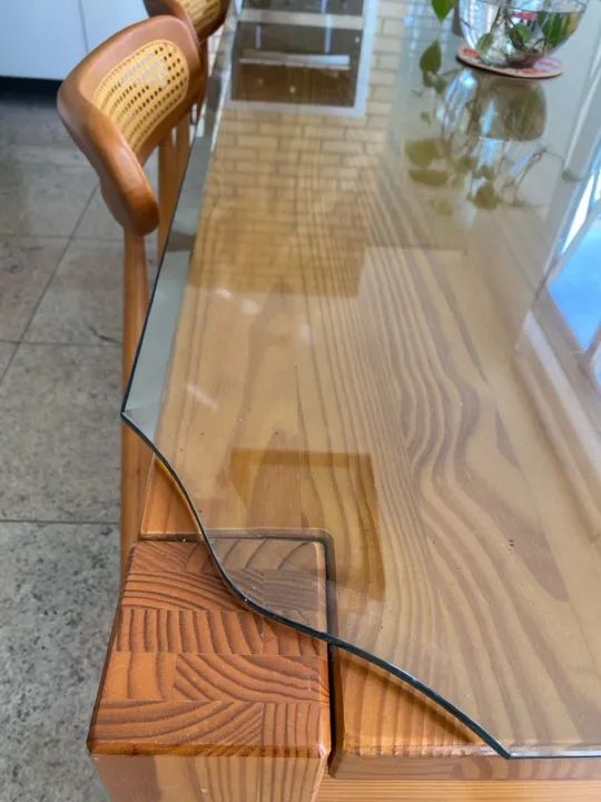 Tampo de mesa para jantar em vidro 2 x 95 - Foto 5