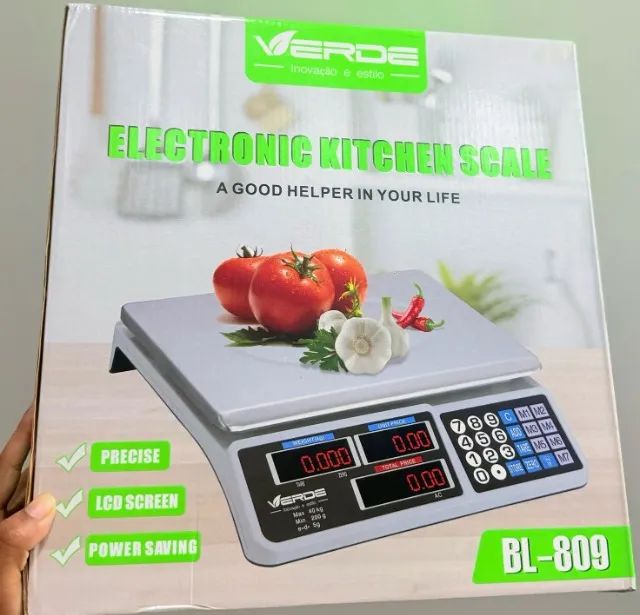 Balança Eletrônica Digital Alta Precisão Até 40kg Bivolt