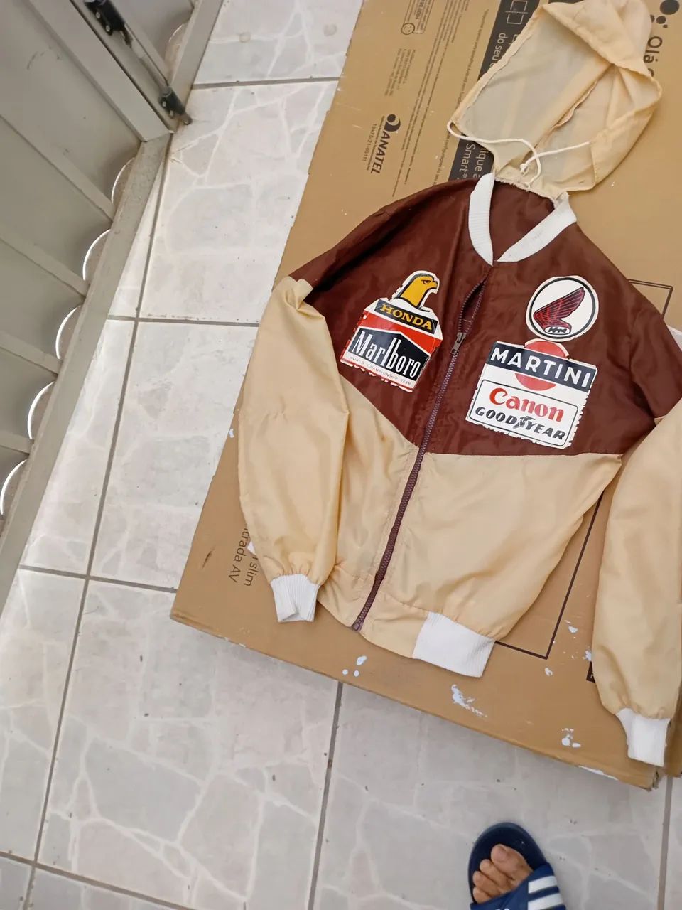 Jaqueta de Corrida Vintage Honda Marlboro - Foto 3