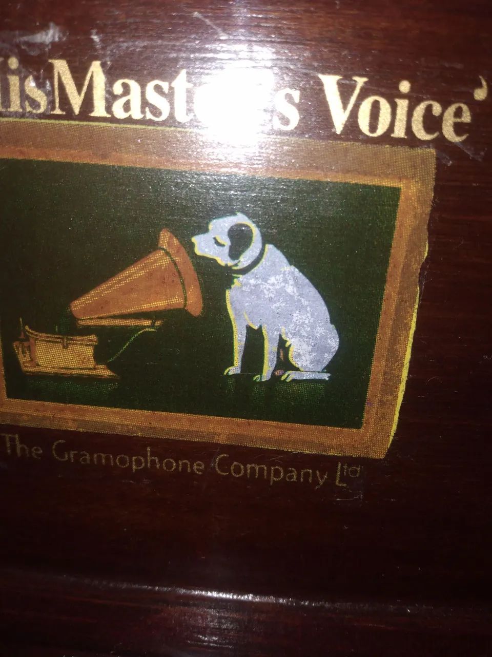 Gramofone Antigo His Master's Voice - Foto 3