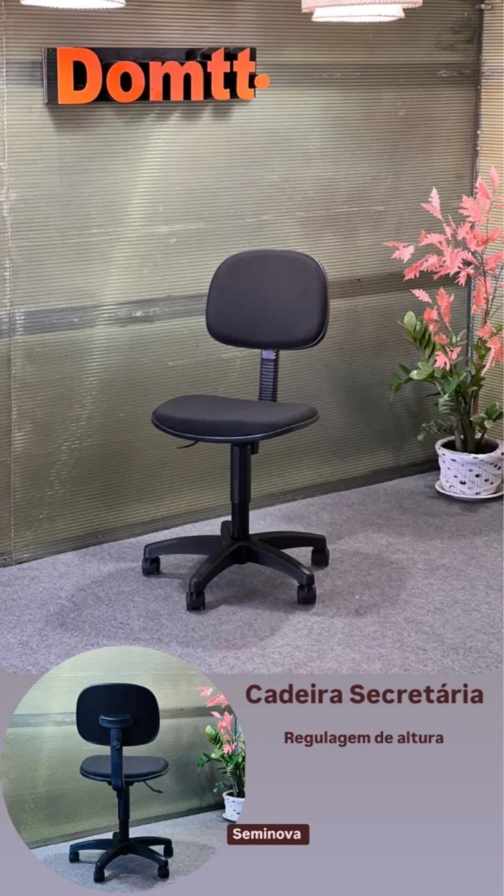 Cadeira Secretária com regulagem de altura  - Foto 5