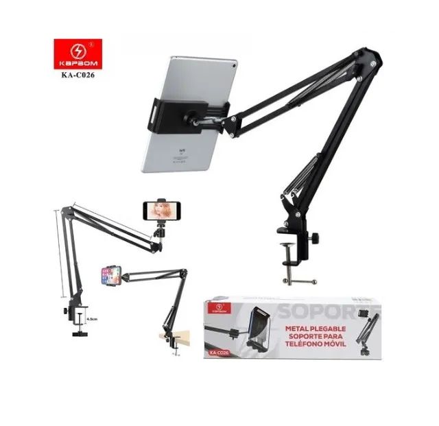 Suporte Universal Braço Articulado para Celular e Tablet 