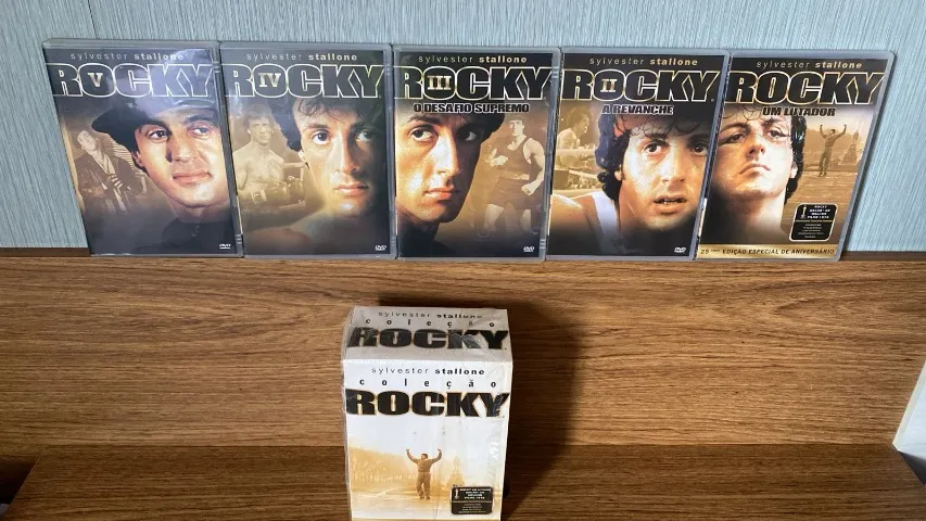 box com todos os filmes do rock balboa