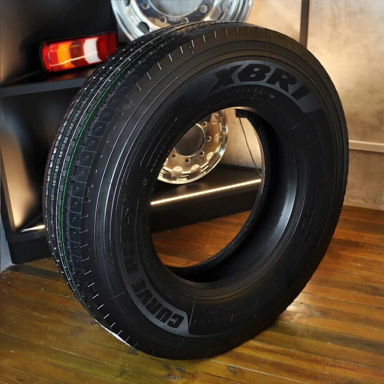 Pneu Caminhão Xbri Liso 295 80 R 22.5 Curve Plus F1 152/149L 18 Lonas