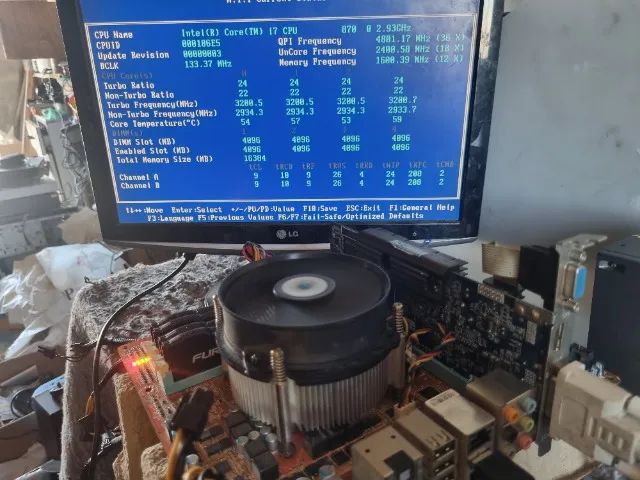 Kit Placa Mãe St4271 + Core I7  870 + 8gb + Espelho Cooler 