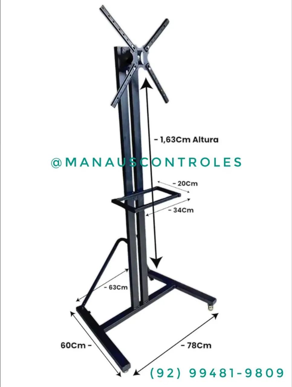 Rack pedestal para TV Brasforma 10 a 60 Polegadas 