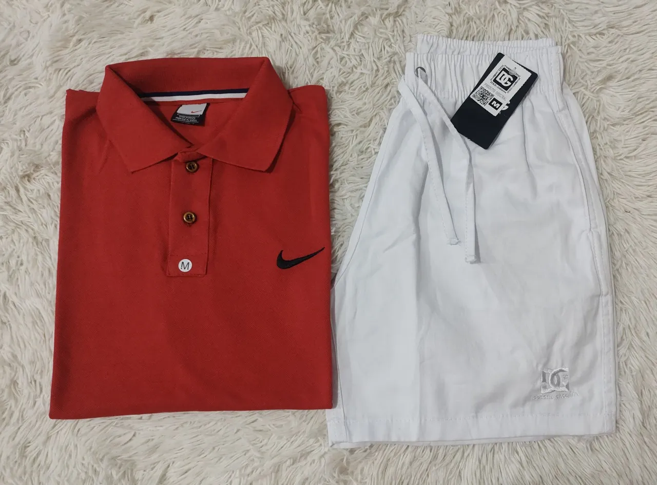 Kits Tam M Polo e Shorts Brim