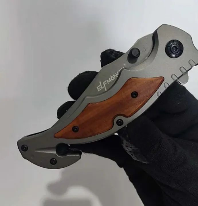 Canivete militar dobrável tatico- Acampamento e Sobrevivência