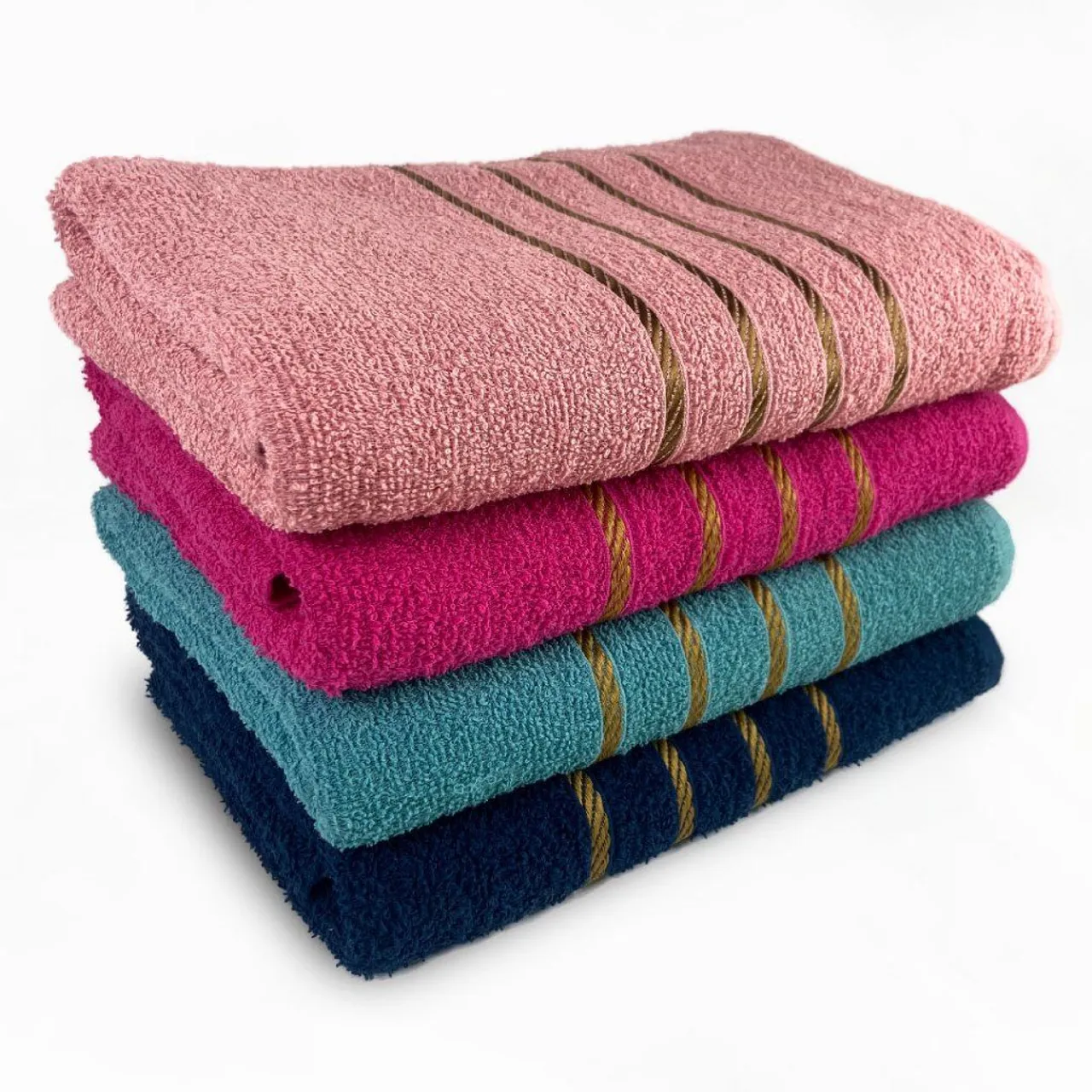 Conjunto de Toalhas de Banho Coloridas e Macias