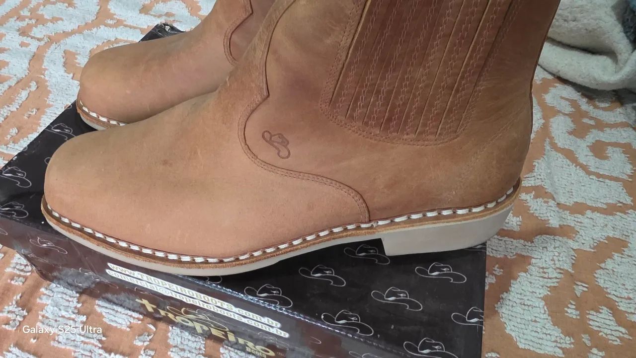 Bota Tropeiro Couro - Conforto e Estilo - Foto 3