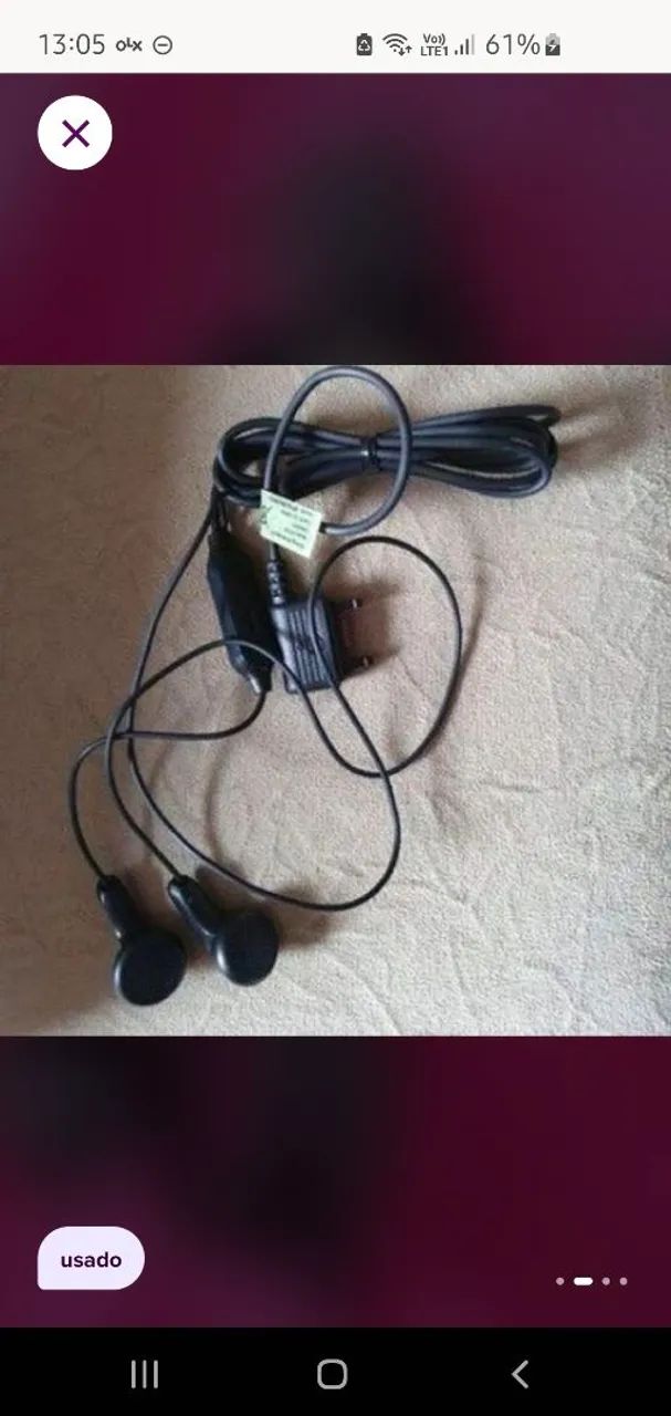 Fone de ouvido Sony original hpm60 - Foto 2