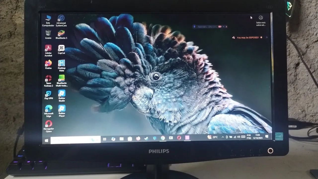 Philips 16" LED Monitor (Model 166V)64396507351298120