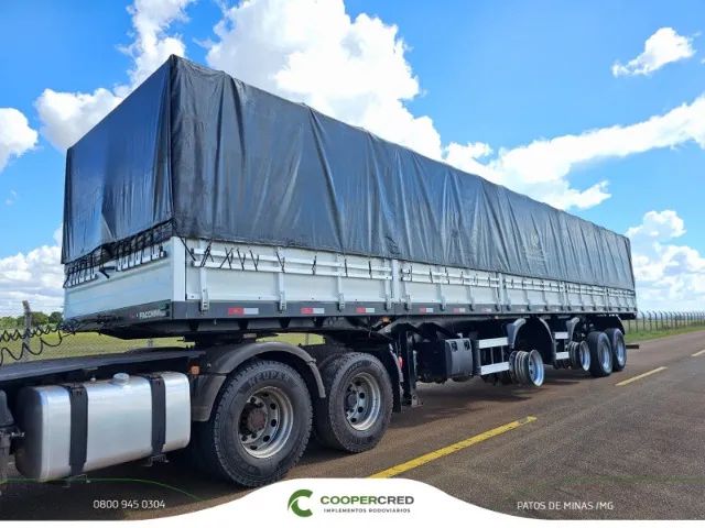 Carreta Graneleira 4 Eixos Facchini 2022 13,50m x 2,00m Assoalho Chapa - Foto 2
