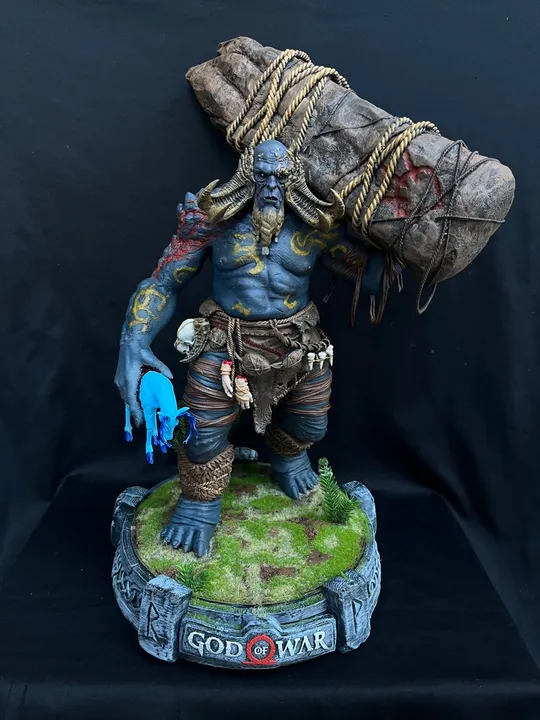 Figure gigante do Troll de God of War 47CM