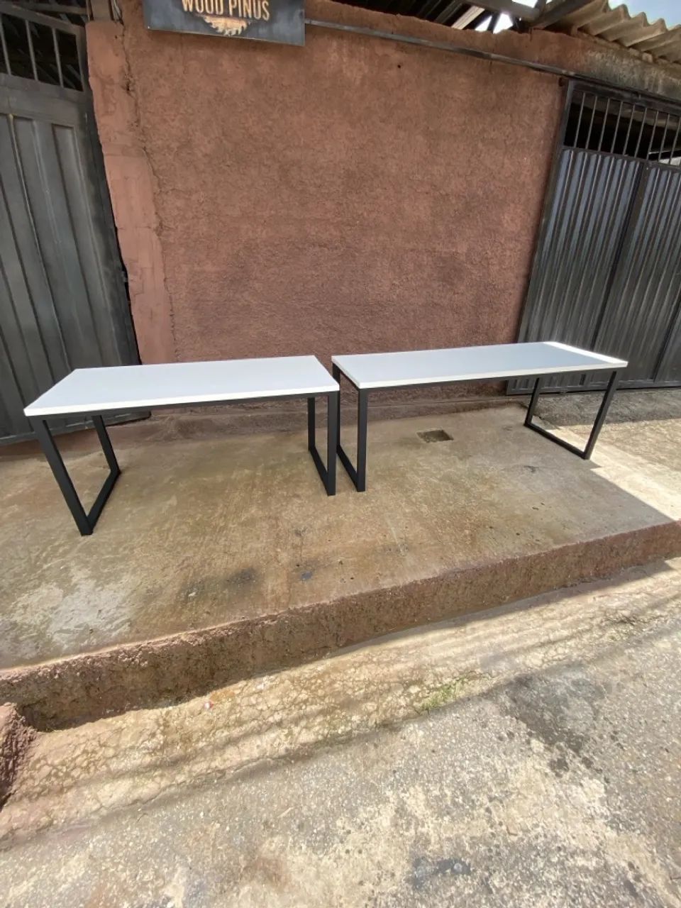 Mesa estilo industrial, mdf com espessura de 30 mm - Foto 2