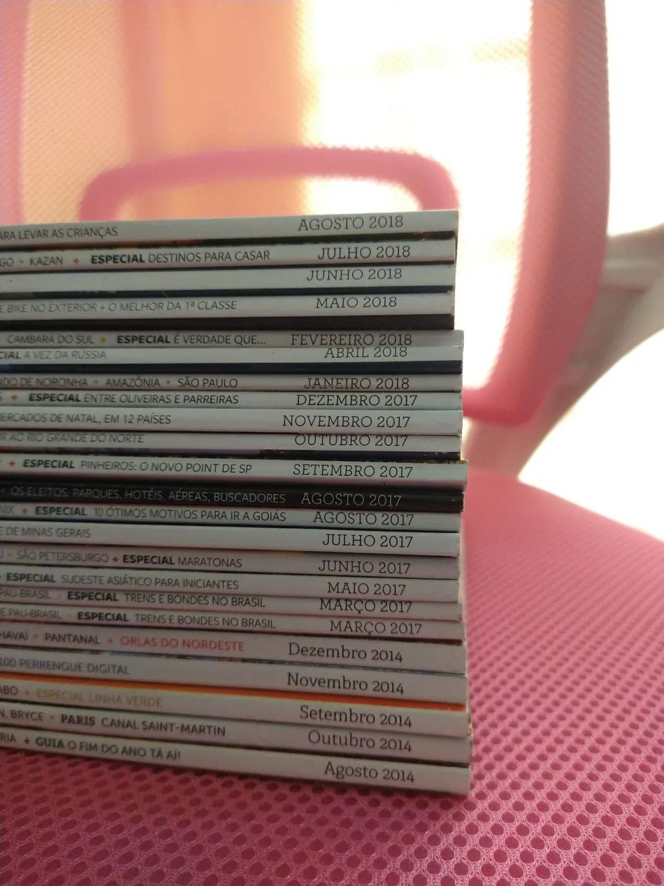 Coleção Viagem & Turismo - 22 Revistas (2014-2018) - Impecáveis - Foto 2