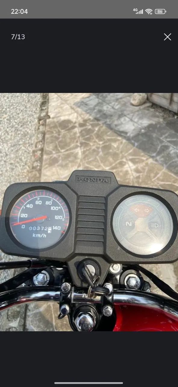 Honda CG 125 vermelha  - Foto 7