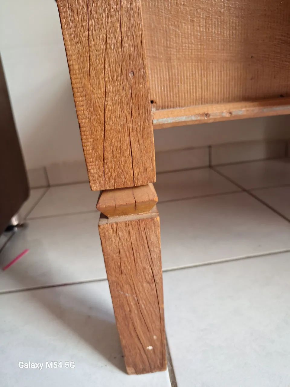Mesinha rústica madeira MACIÇA  - Foto 5