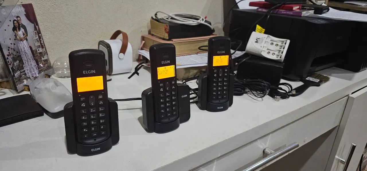 Telefone Sem fio Elgin 3 em 1