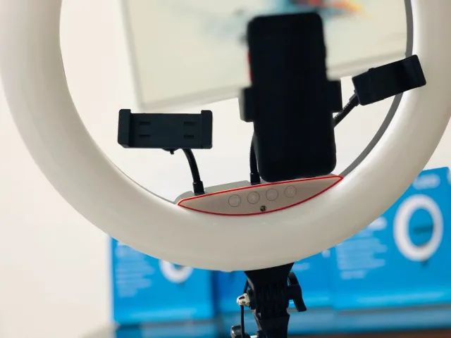 Ring Light Anel luz 18 polegadas LED toque Anel Luz com Suporte (45cm) - Foto 3