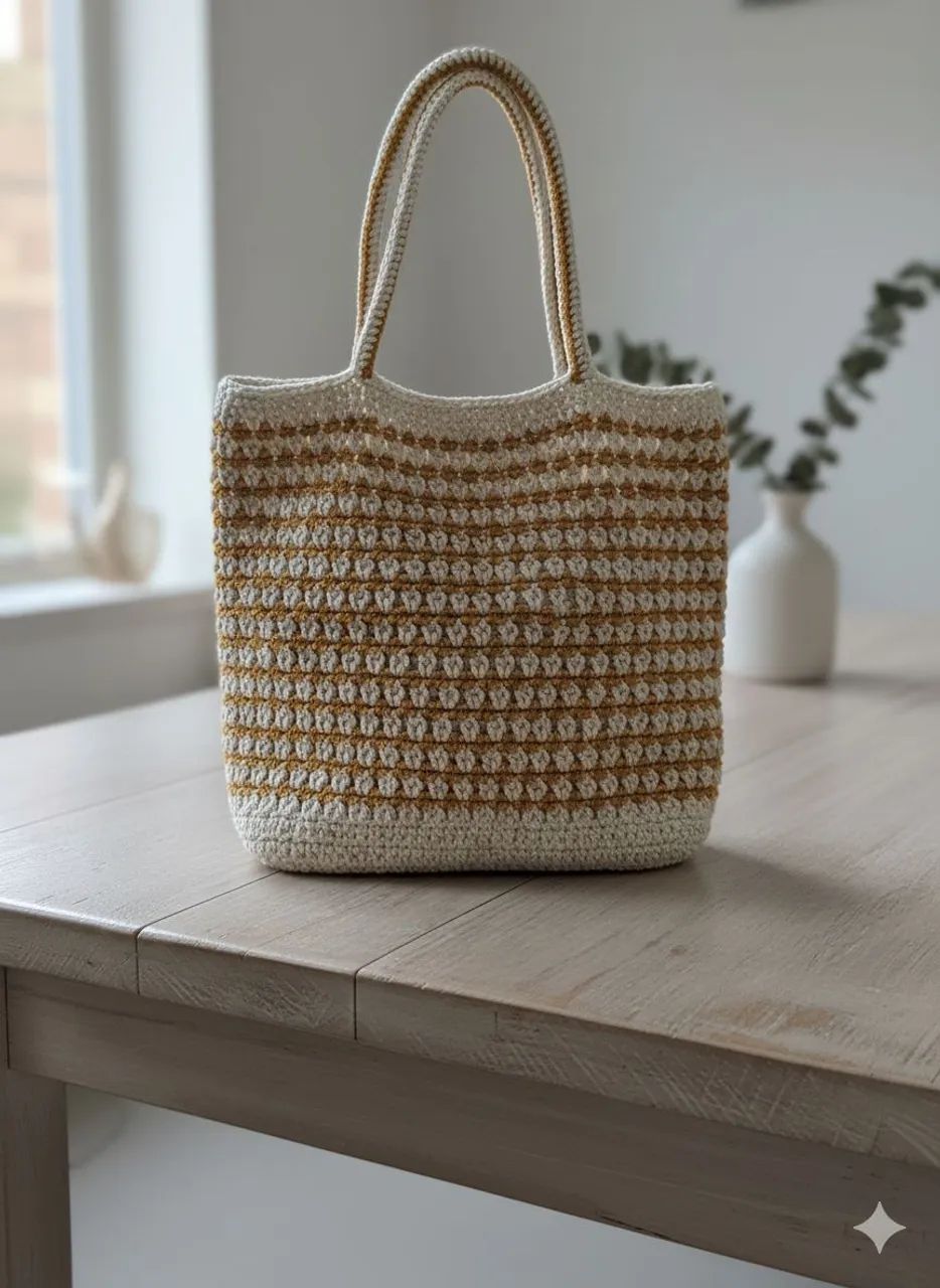 Bolsa sacola Atena crochê  - Foto 2