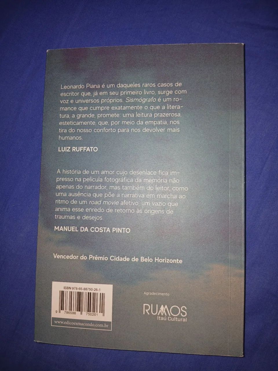 Livro Sismógrafo - Leonardo Piana - Foto 2