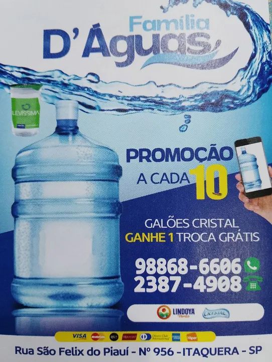 Água Mineral D'Águas - 10 Litros - Itaquera - SP - Foto 3