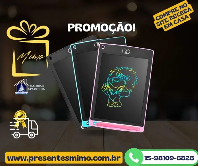 Lousa Magica LCD Tablet 8,5" Kasilar