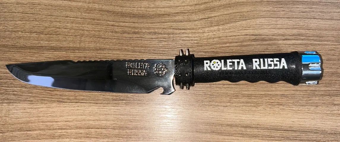 Faca artesanal Roleta Russa 9?