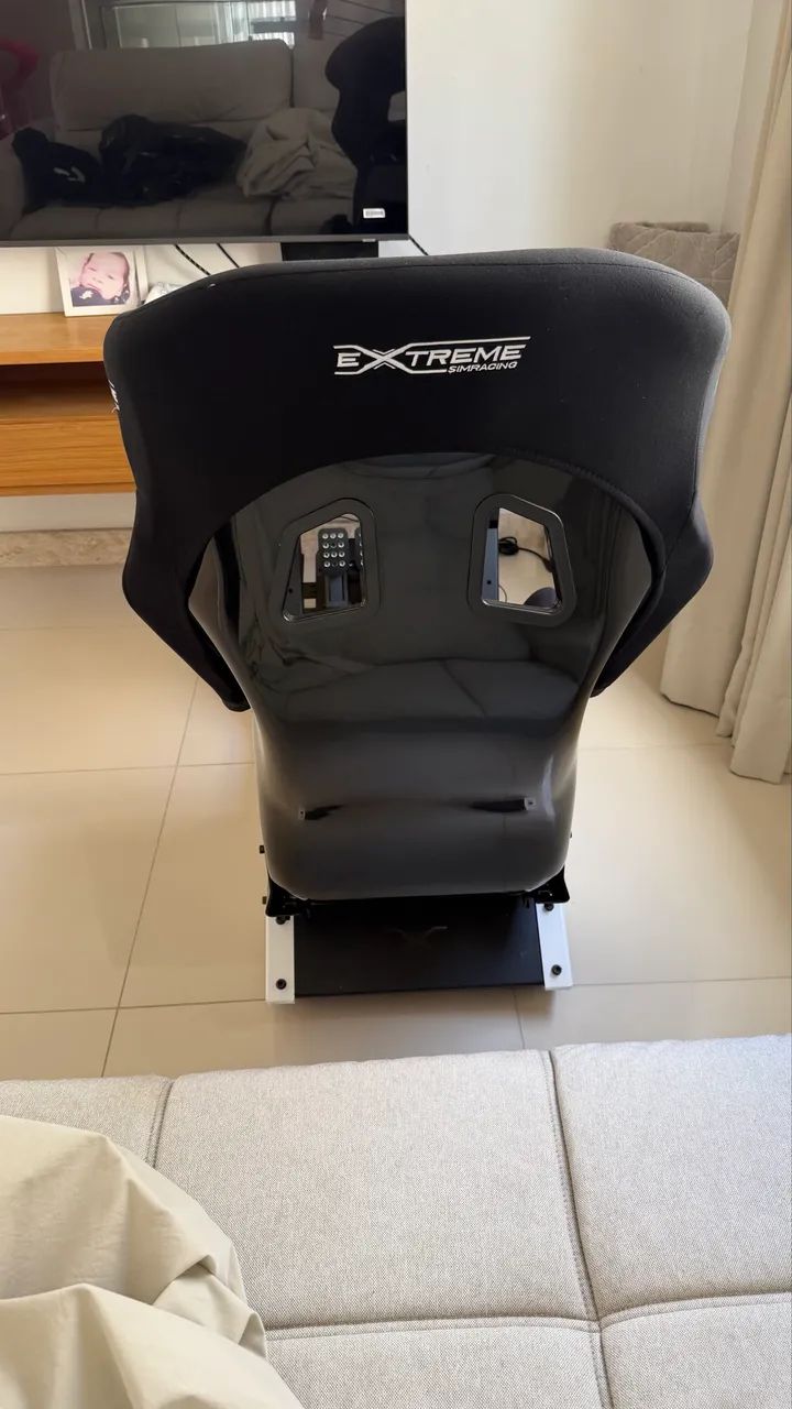 Simulador Gamer de Corrida Completo - Extreme Sim Racing+Kit Logitech PRO Wheel - Foto 6