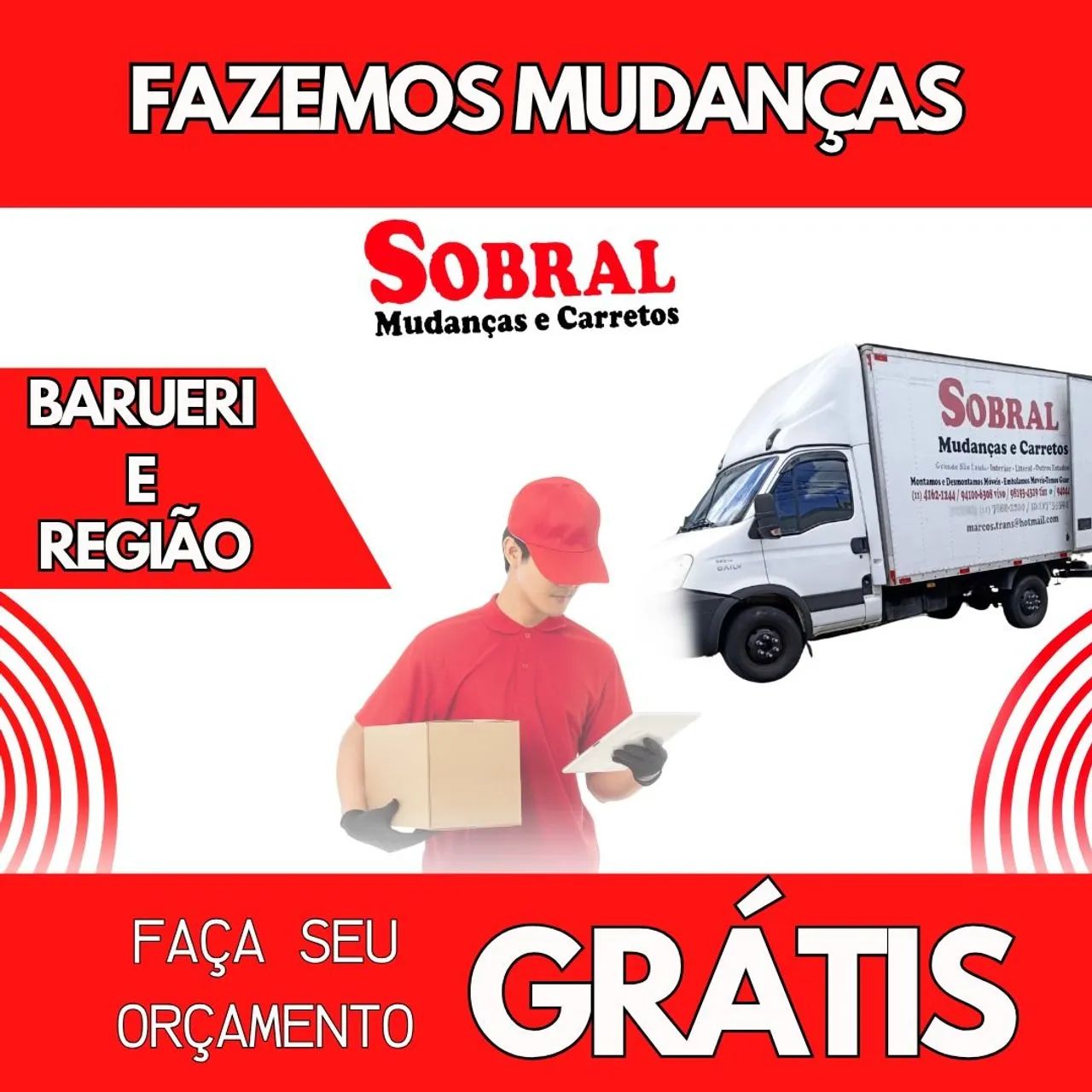 Carretos Mudanças Sobral. Barueri Alphaville Cotia toda SP  - Foto 4