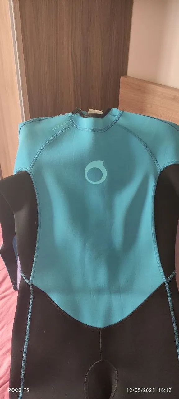 Macacão de neoprene para Surf 2.2 mm Tamanho M da Decathlon 