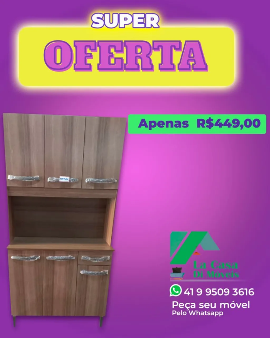 Cozinha Novo com oferta imperdível!