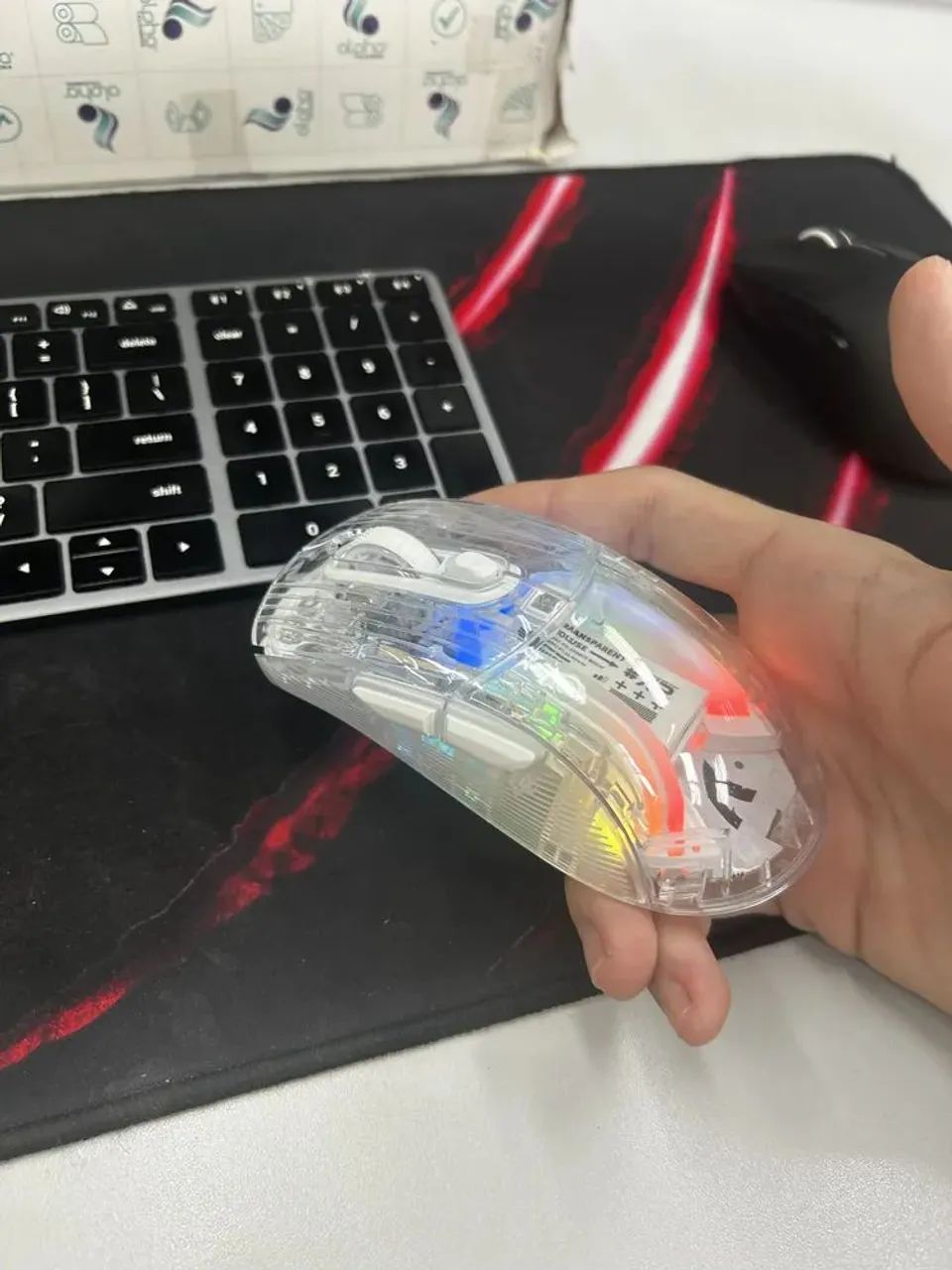 Mouse Gamer RGB Attack Shark X2 - Foto 3