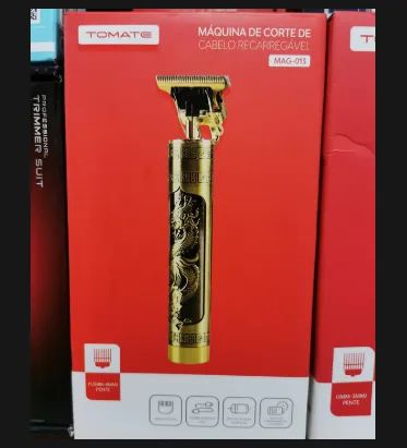 Máquina De Corte De Cabelo Dragão Dourada Tomate Mag-013 - Foto 2