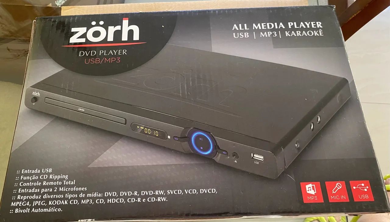 DVD Player TOP - Bivolt automático . Leitor de Discos - Foto 2