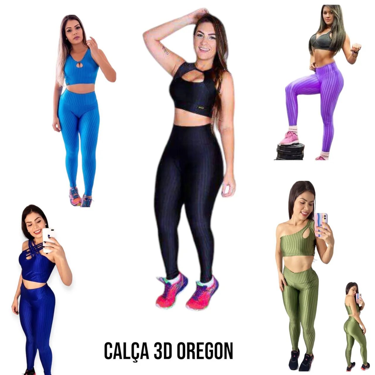 Calça Legging 3D Oregon - Diversas Cores