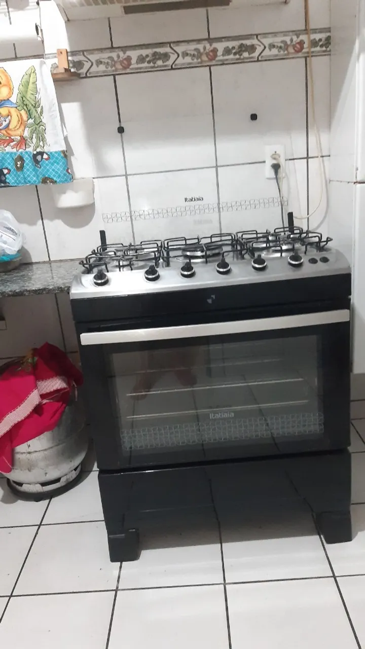 Fogão Preto Itatiaia 5 bocas